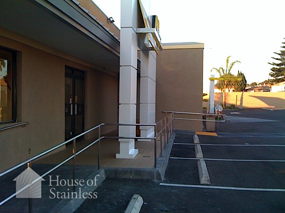 Commercial Exterior Handrail Photo